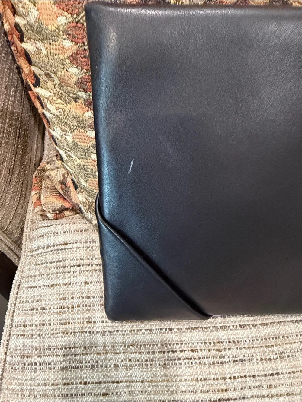 Alexander Wang Black Folded Leather Clutch Super Chic!